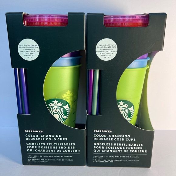 Starbucks Color-Changing Cups - Picture 1 of 3